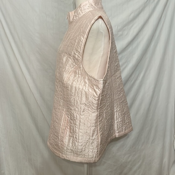 Chico's NWT Weekends Linden Vest Lt Pink Sz 3 - Picture 3 of 11